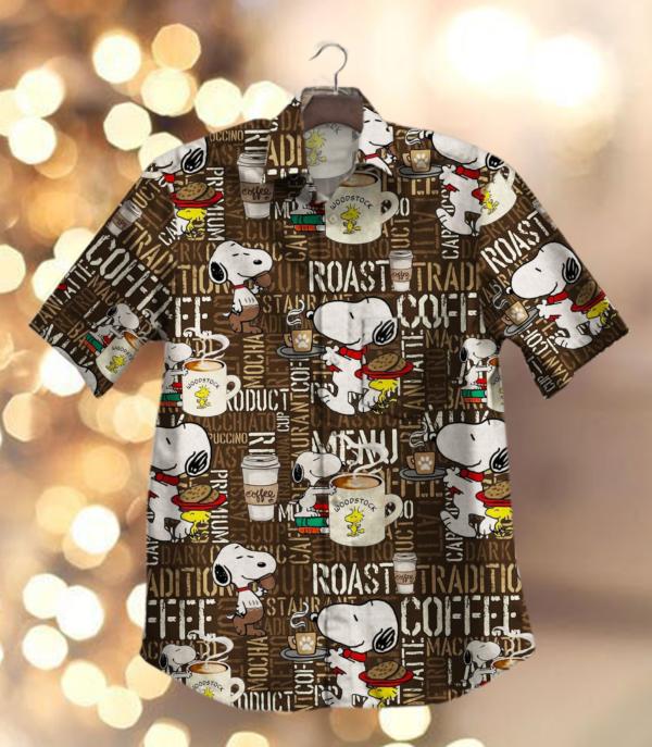 Hawaii Shirt ?C Snoopy Coffee Ad Hawaiian Shirt-Zx11772