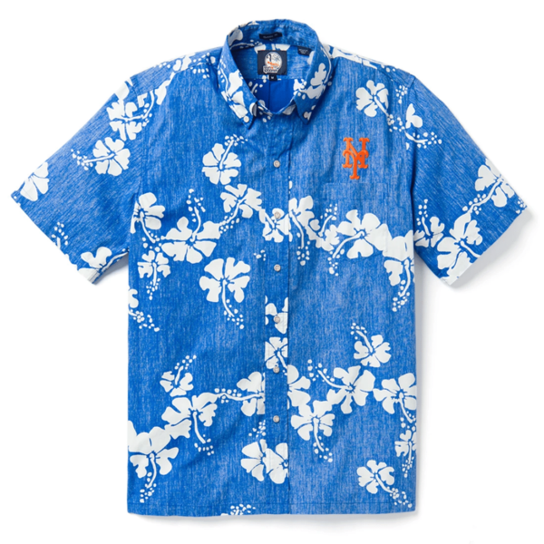 New York Mets 50Th State Hawaiian Shirt