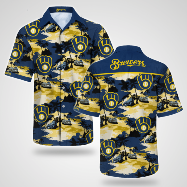 Milwaukee Brewers Tommy Bahama Hawaiian Shirt