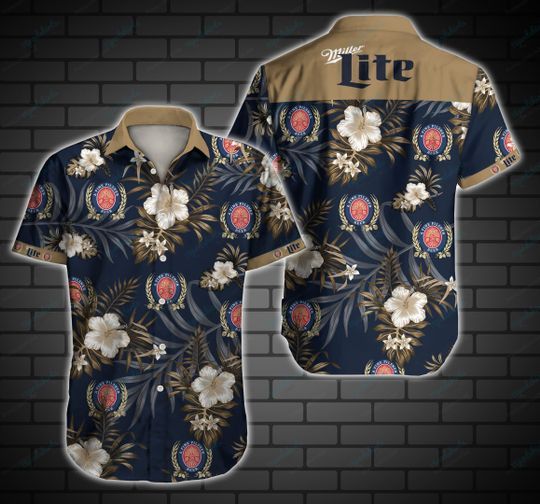 Miller Lite Style 2 Hawaiian Shirt V1