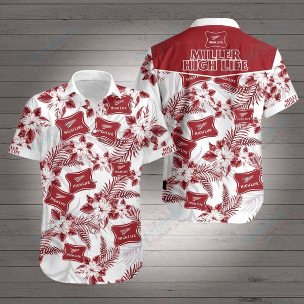 Miller High Life Hawaiian Shirt V2