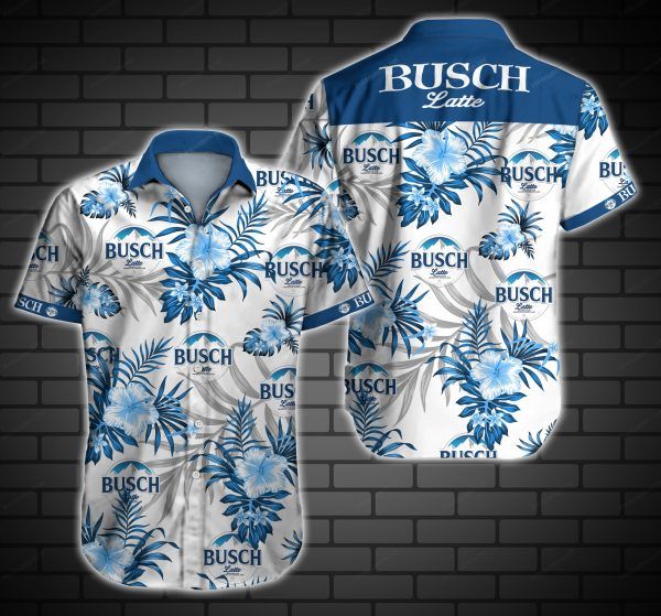 Busch Latte Hawaiian Shirt V1