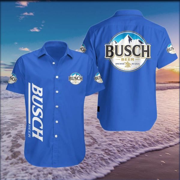 Busch Beer Hawaiian Shirt