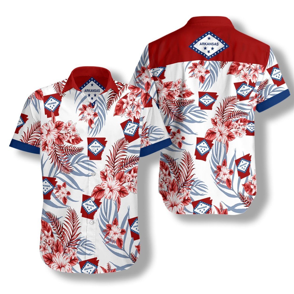 Arkansas Proud Ez05 0907 Hawaiian Aloha Shirts Aloha Shirts