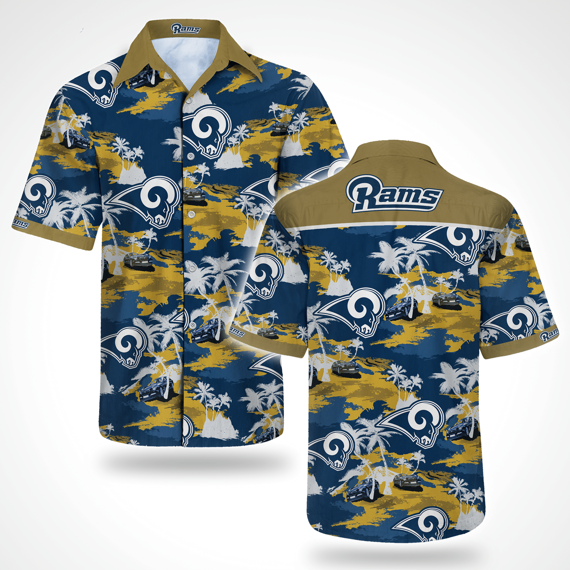 Los Angeles Rams Tommy Bahama Hawaiian Aloha Shirts Aloha Shirts