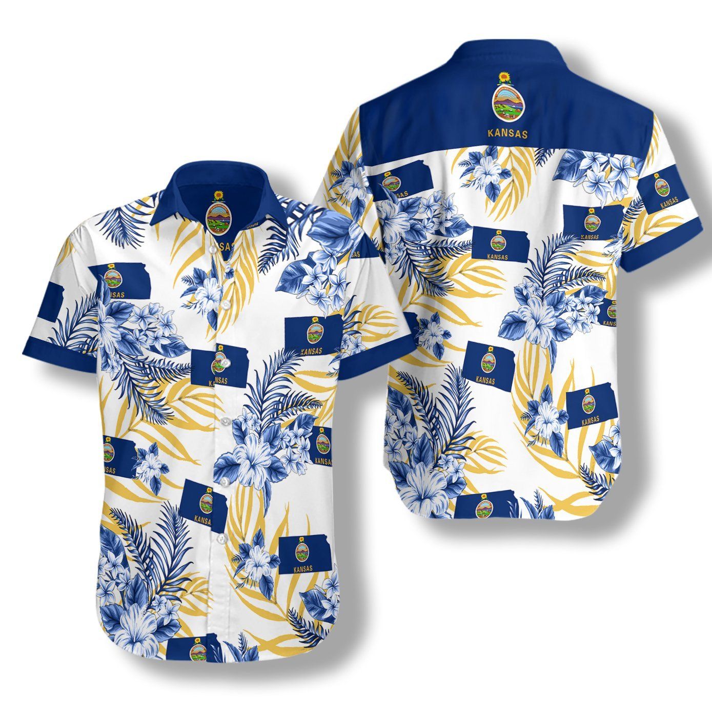 Kansas Proud Ez05 0907 Hawaiian Aloha Shirts Aloha Shirts