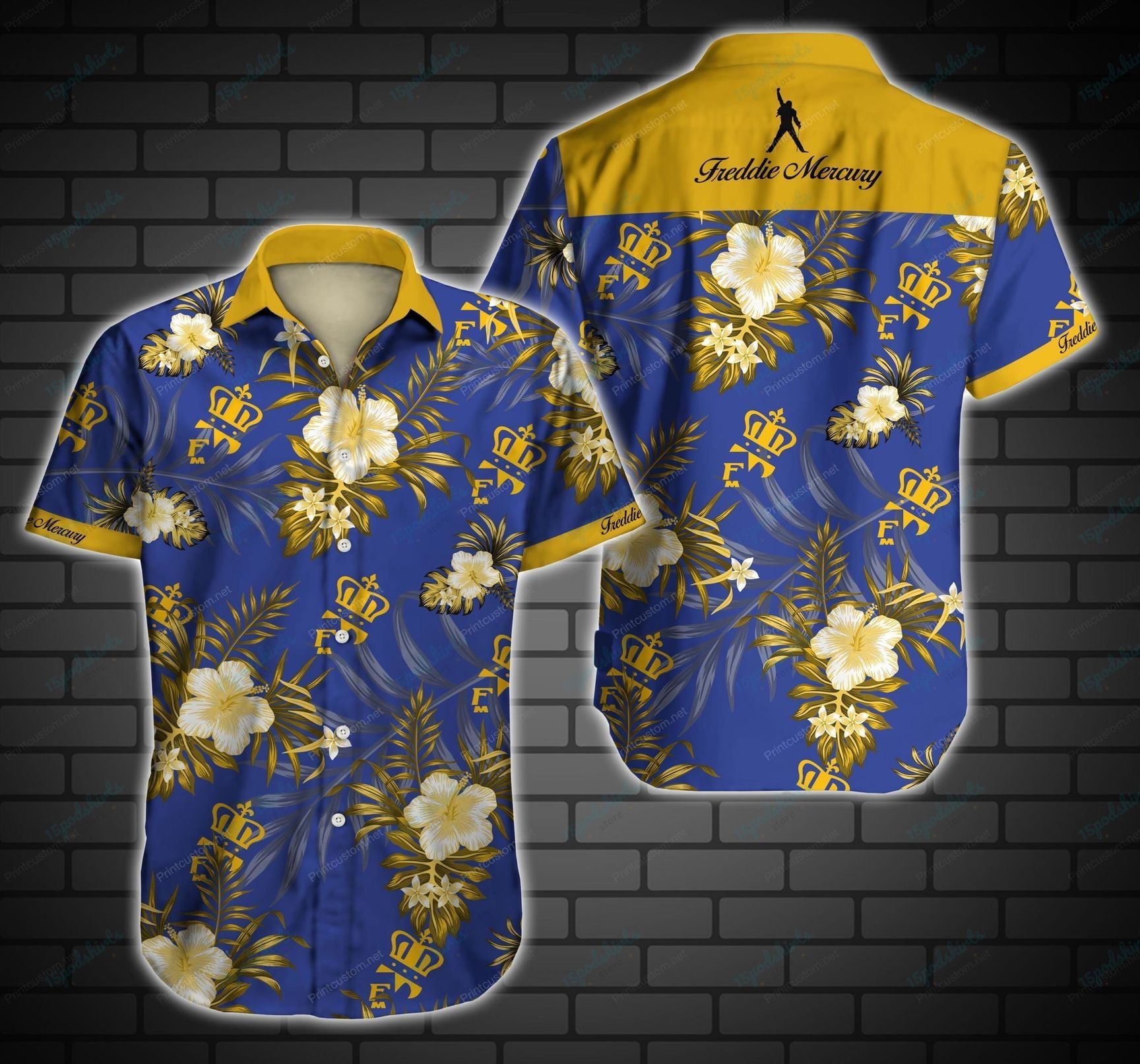 Freddie Mercury Hawaiian Aloha Shirts Aloha Shirts