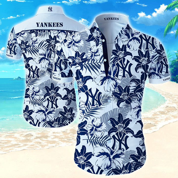 New York Yankees Hawaiian Aloha Shirts Aloha Shirts