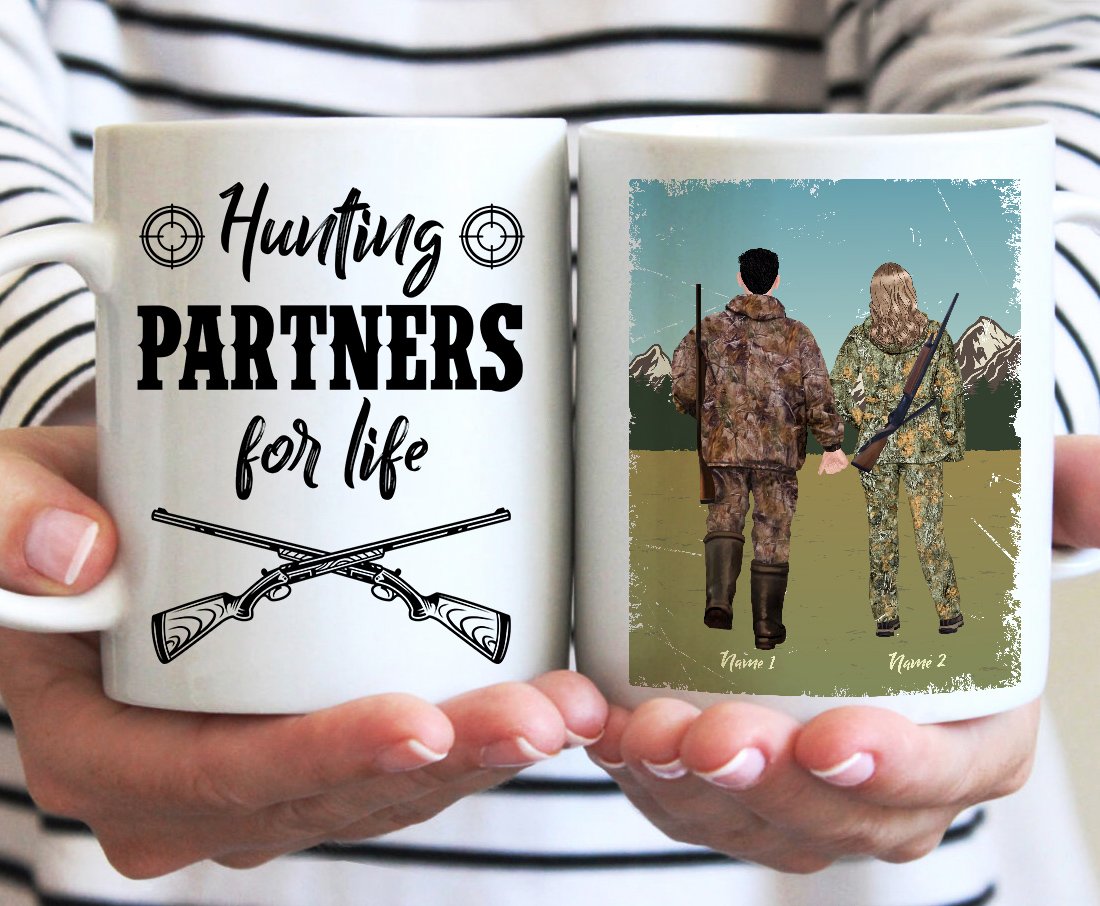 Custom Hunting Partners For Life 11Oz, 15Oz Ceramic Mug 11Oz, 15Oz Ceramic Mug