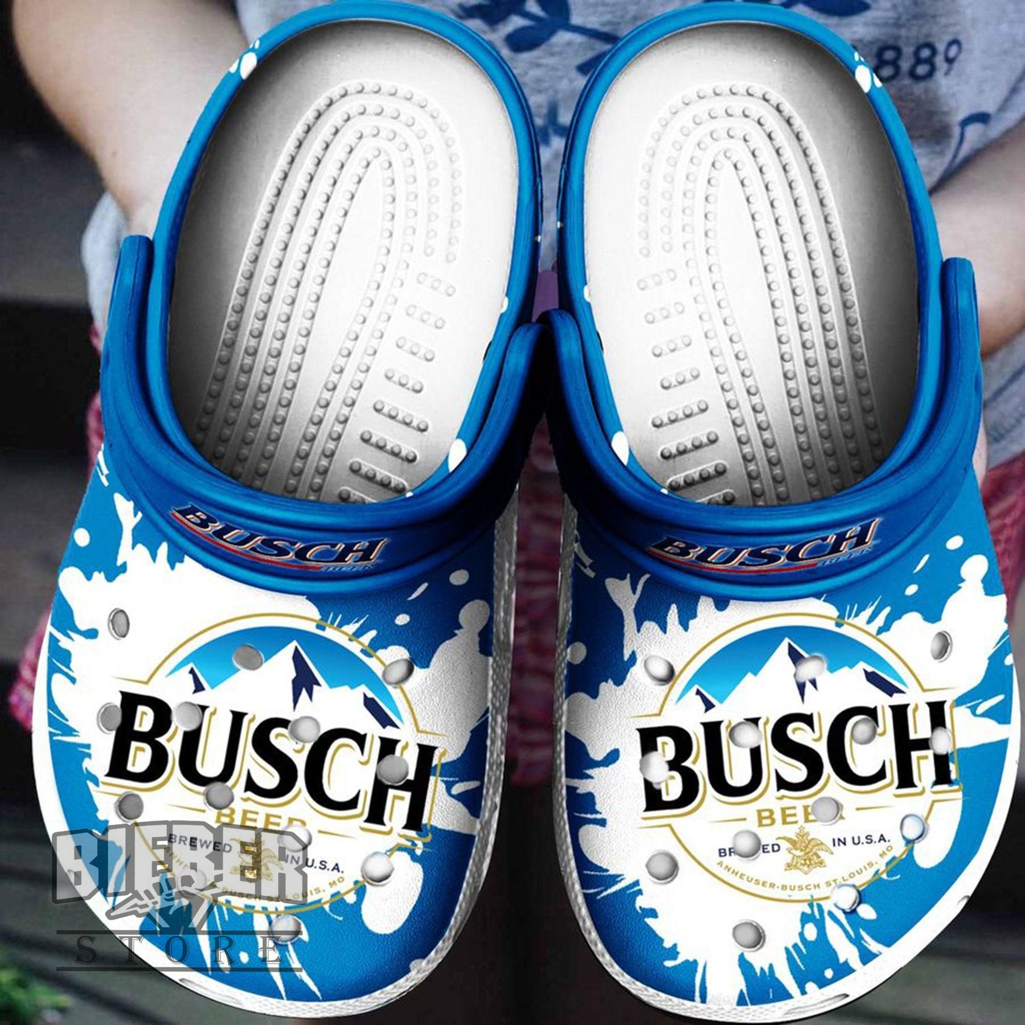 Busch Beer Crocs Clog Shoes