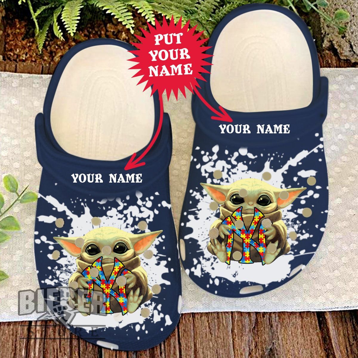 New York Yankees Personalisation Crocs Clog Shoes