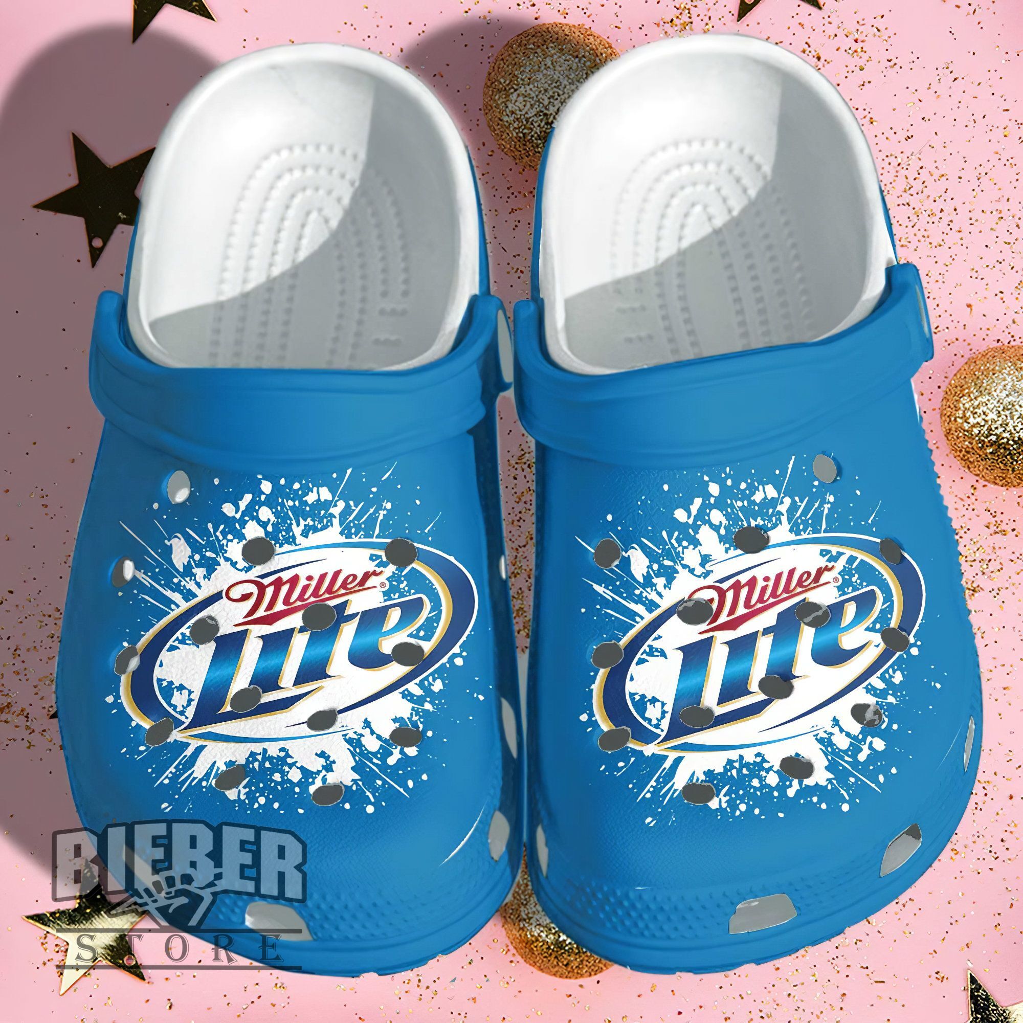 Miller Lite Funny Crocs Clog Shoes