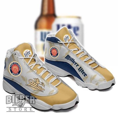 Miller Lite Personalized Tennis Shoes Air JD13 Sneakers Gift For Fan