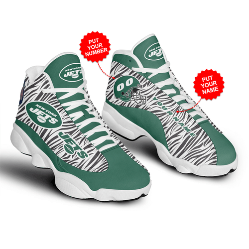 New York Jets Football Personalized Shoes Air JD13 Sneakers For Fan