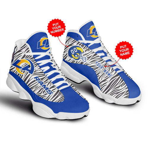 Los Angeles Rams Football Personalized Shoes Air JD13 Sneakers For Fan