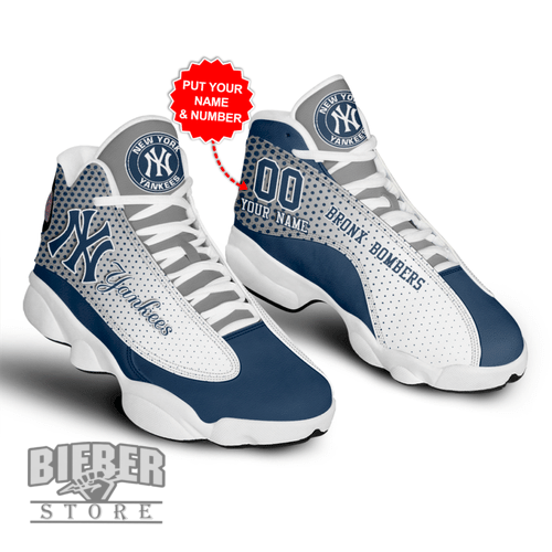 New York Yankees Air JD13 Sneakers Personalized Shoes Gift For Fan