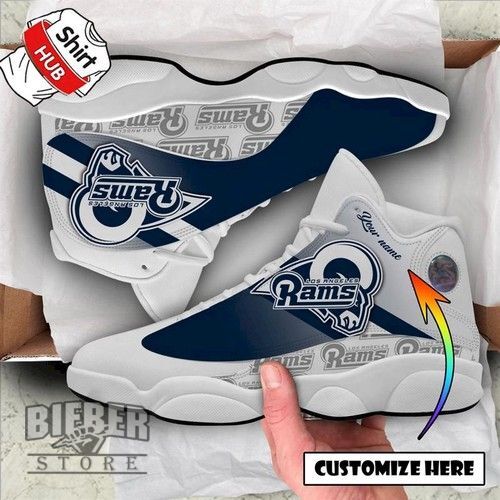 Los Angeles Rams Air JD13 Sneakers Personalized Tennis Shoes For Fan