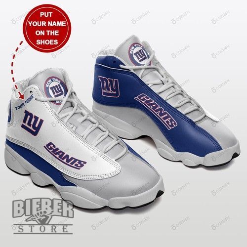 New York Giants Personalized Air JD13 Sneakers 104