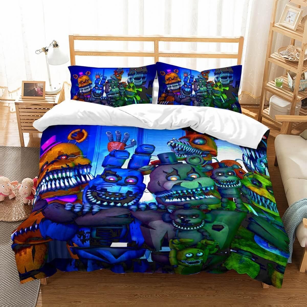 3D Customize The Five Nights At FreddyS Et Bedroomet Bed 3DCustomize Bedding Set Duvet Cover Set Bedroom Set Bedlinen