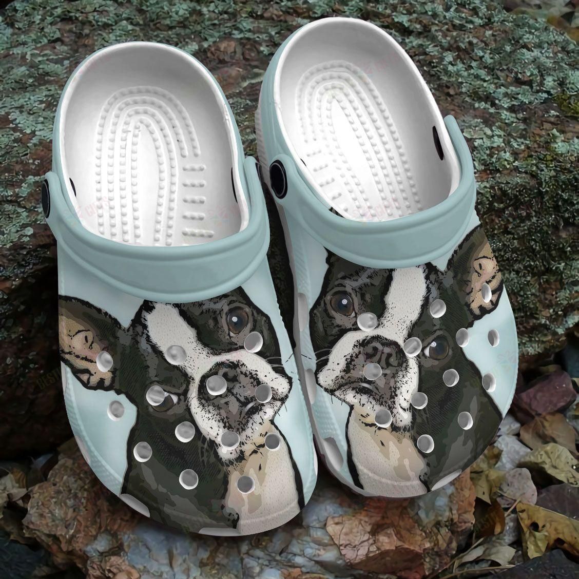 Boston Terrier Spaniel Crocs Classic Clog Lovely Shoes