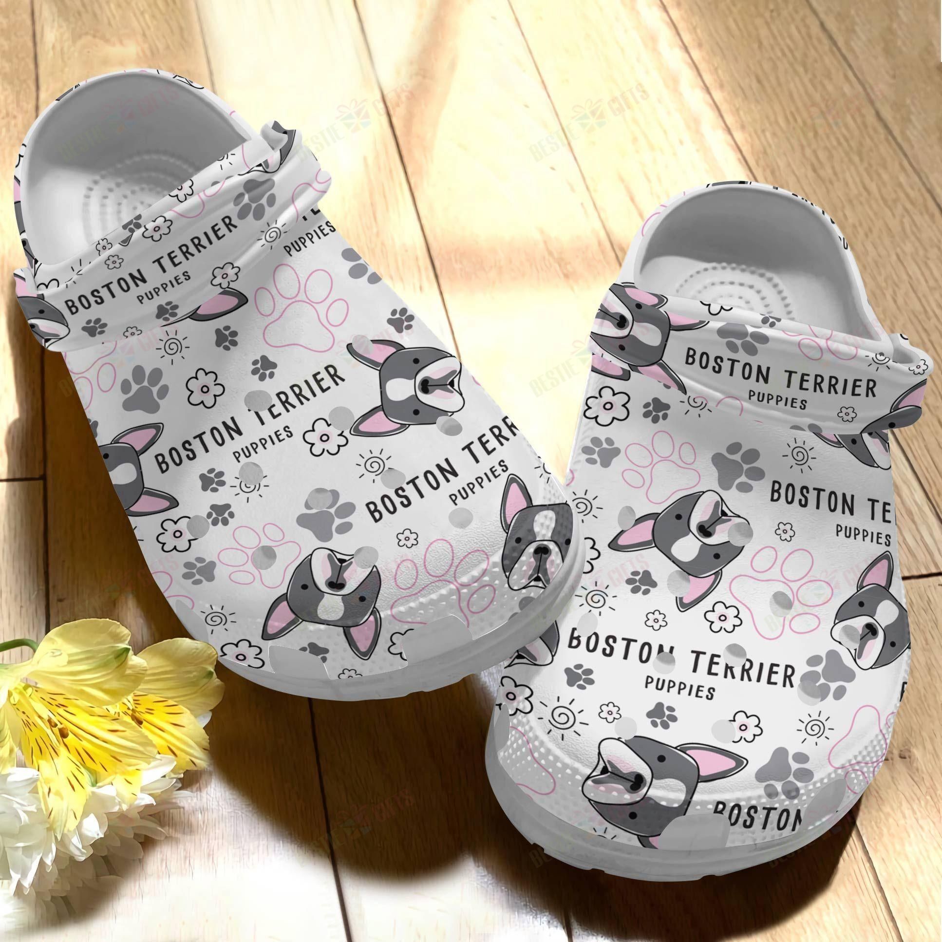 Dog Crocs Classic Clog Boston Terrier V2 Shoes