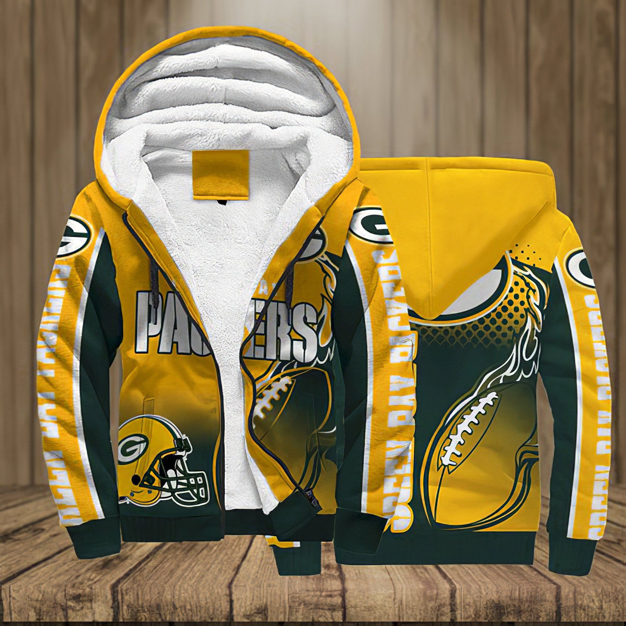 Green Bay Packers 3D Green Bay Packers Super Warm 3D Hoodie 3D Zipper Hoodie 3D Hoodie 3D Zipper Hoodie