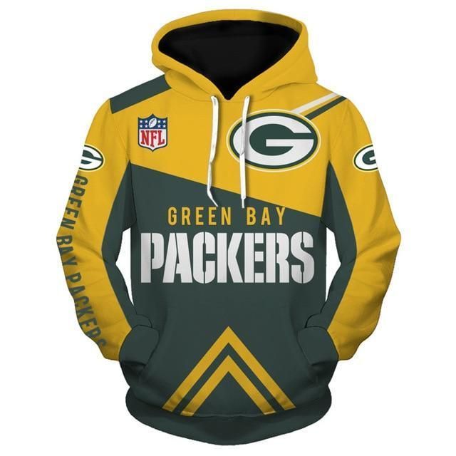 Green Bay Packers Hoodie 3D Zipper Hoodie For Men For Women All Over Printed Hoodie 3D Zipper Hoodie V4012