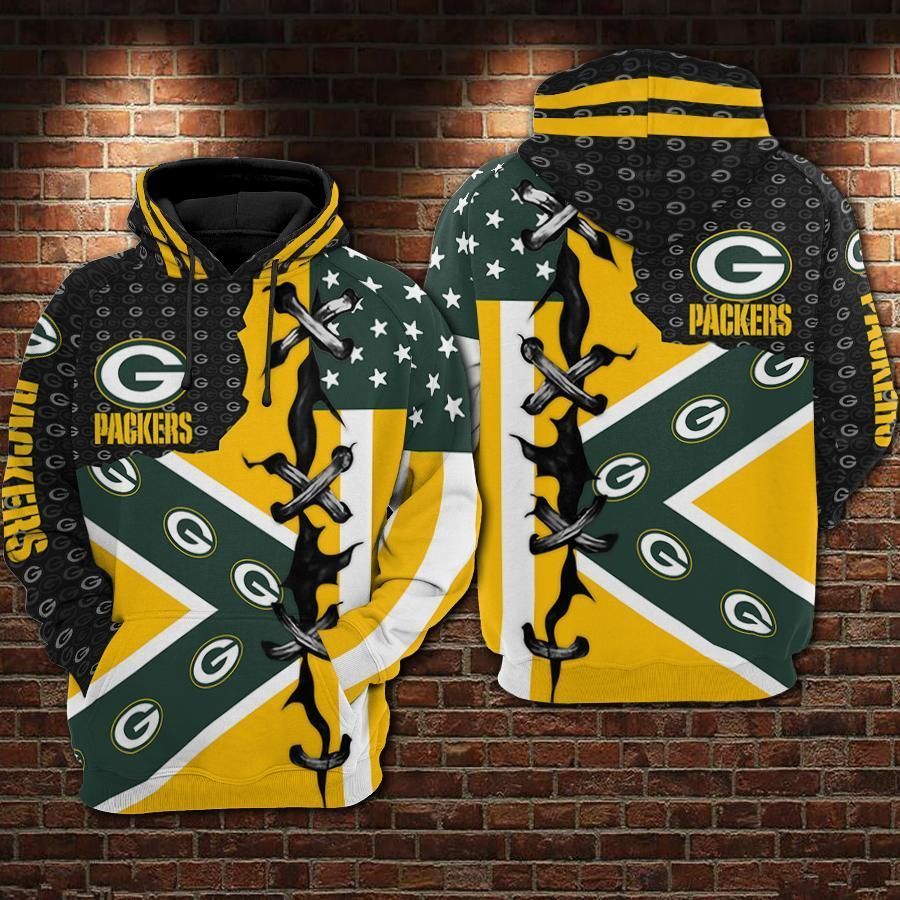 Green Bay Packers Hoodie 3D Zipper Hoodie For Men For Women All Over Printed Hoodie 3D Zipper Hoodie 28 Ds0 05223