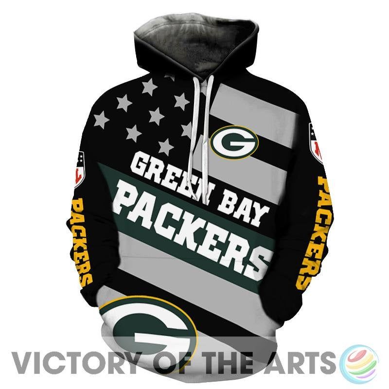 Green Bay Packers Custom Design Green Bay Packers All Print Gift 3D Hoodie 3D Zipper Hoodie