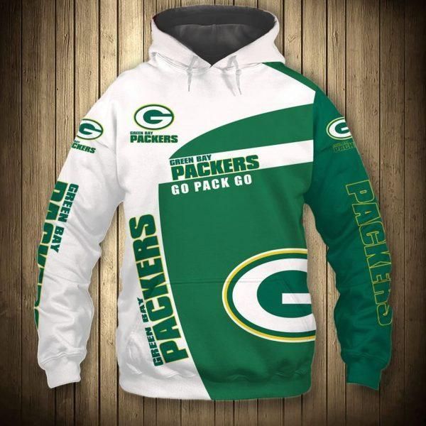 Green Bay Packers Pull Over Hoodie 3D Zipper Hoodie For Men And Women Zipper Hoodie Apparel