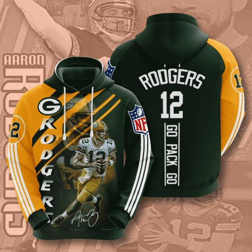 Green Bay Packers Hoodie 3D Zipper Hoodie For Men For Women All Over Printed Hoodie 3D Zipper Hoodie