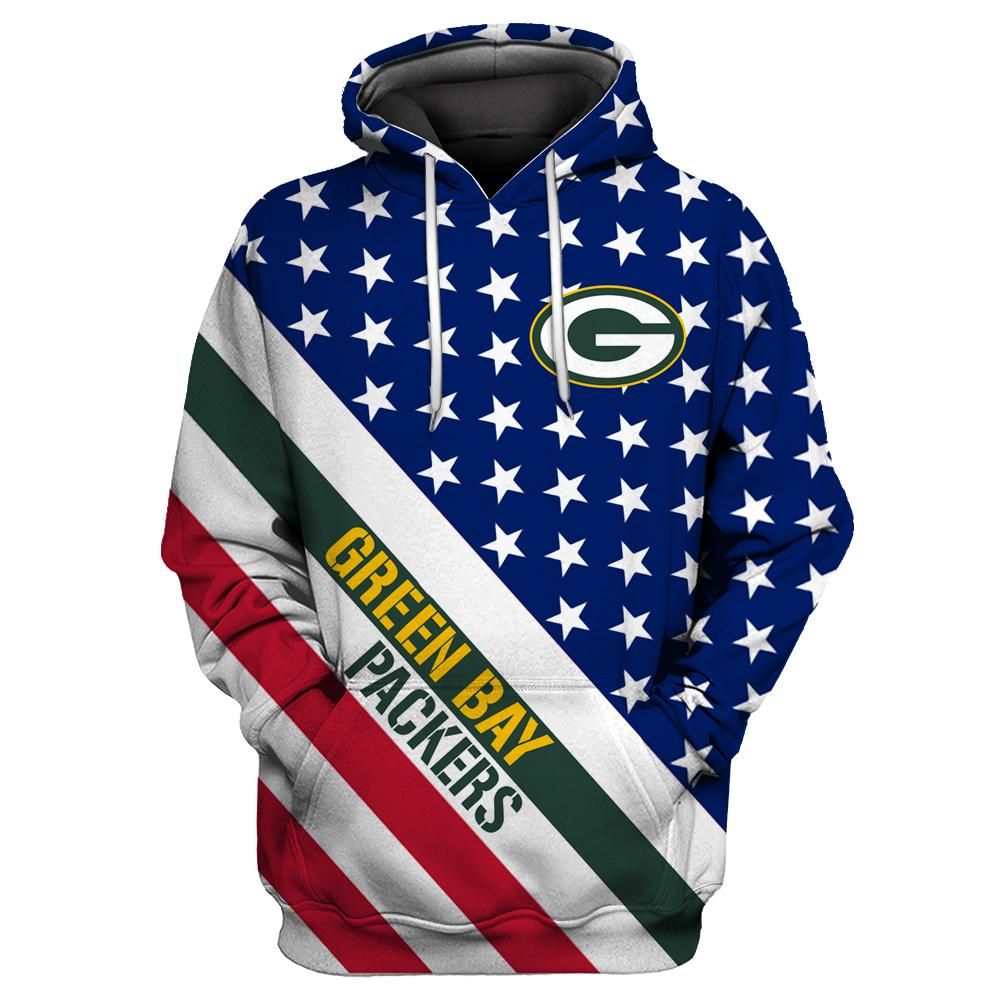 Cool Custom Hoodie Green Bay Packers 3D Printed Hooded Pocket Pullover Hoodie Art#119 Hoodie 3D Zip Hoodie