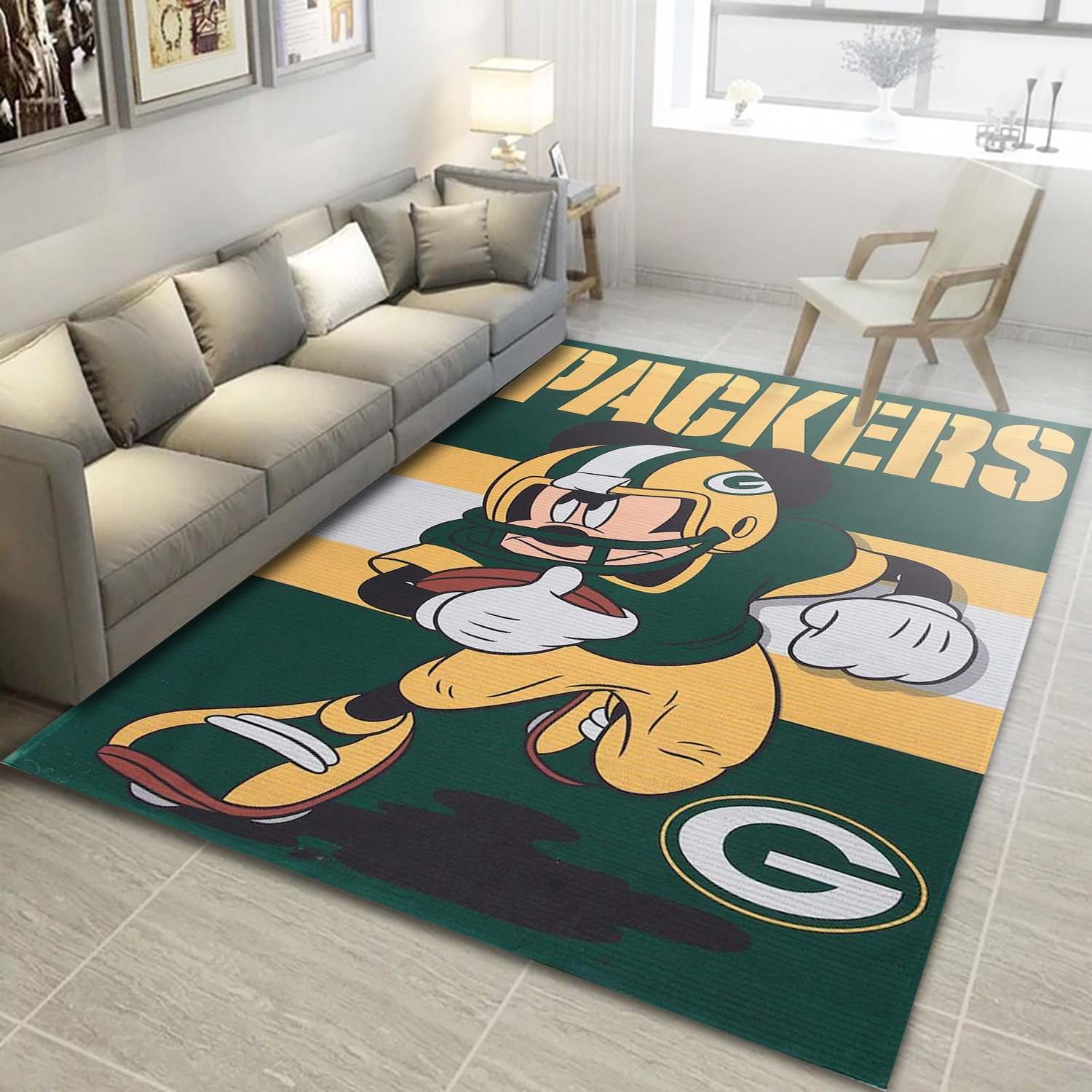 Green Bay Living Room Rug Rug Floor Decor Area Rug Living Room Rug Home Decor