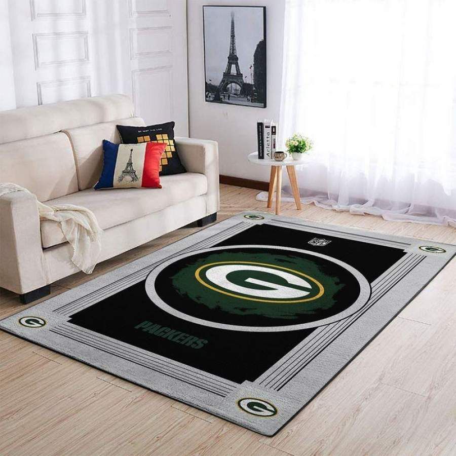 Green Bay Packers Area Rug Living Room Rug Home Decor Ofd 20030350