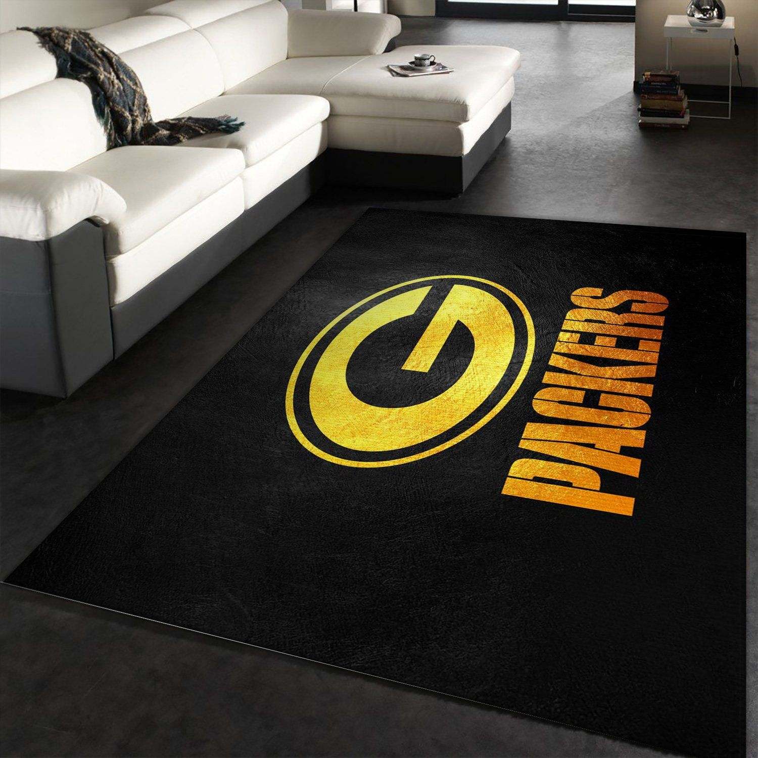 Green Bay Packers Area Rug For Christmas Living Room Rug Home Us Decor