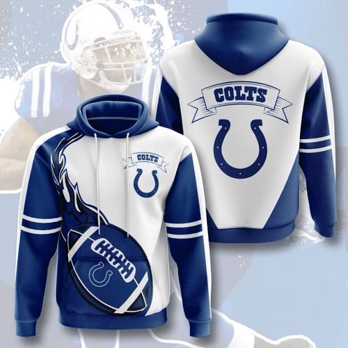 Indianapolis Colts Men And Women 3D Full Printing Hoodie Indianapolis Colts 3D Full Printing Shirt Hoodie 3D Pullover Zip Hoodie 3D