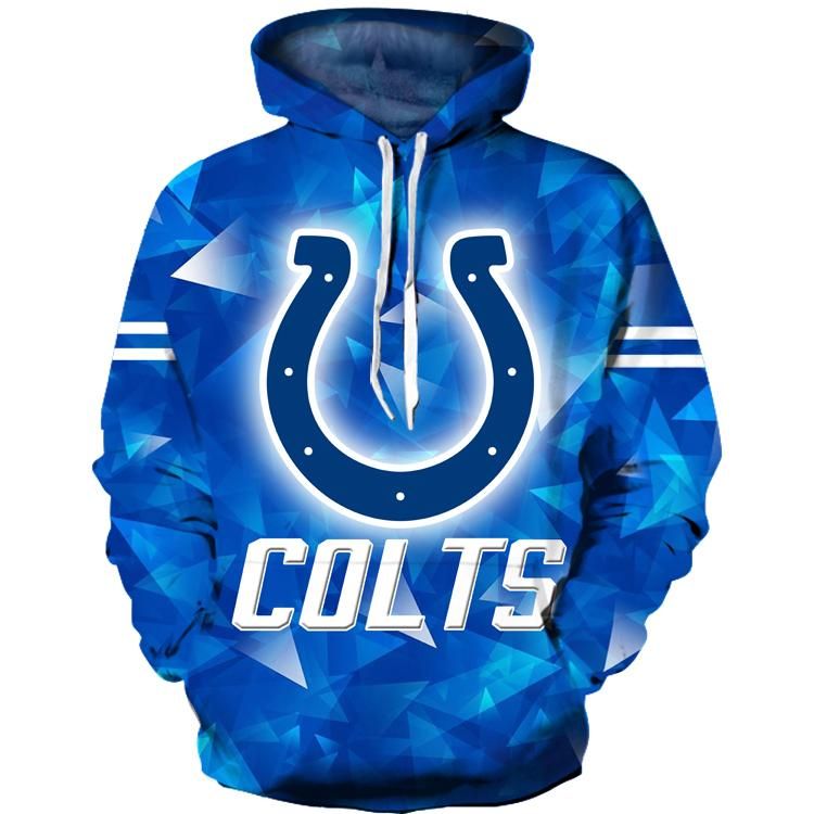 Indianapolis Colts 3D Printed Hooded Pocket Hoodie 3D Pullover Zip Hoodie 3D Art#152 Hoodie 3D Pullover Zip Hoodie 3D