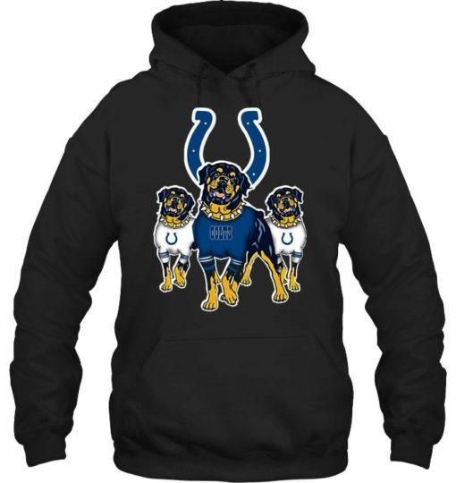 Indianapolis Colts Rottweilers Fan Hoodie Hoodie 3D Pullover Zip Hoodie 3D