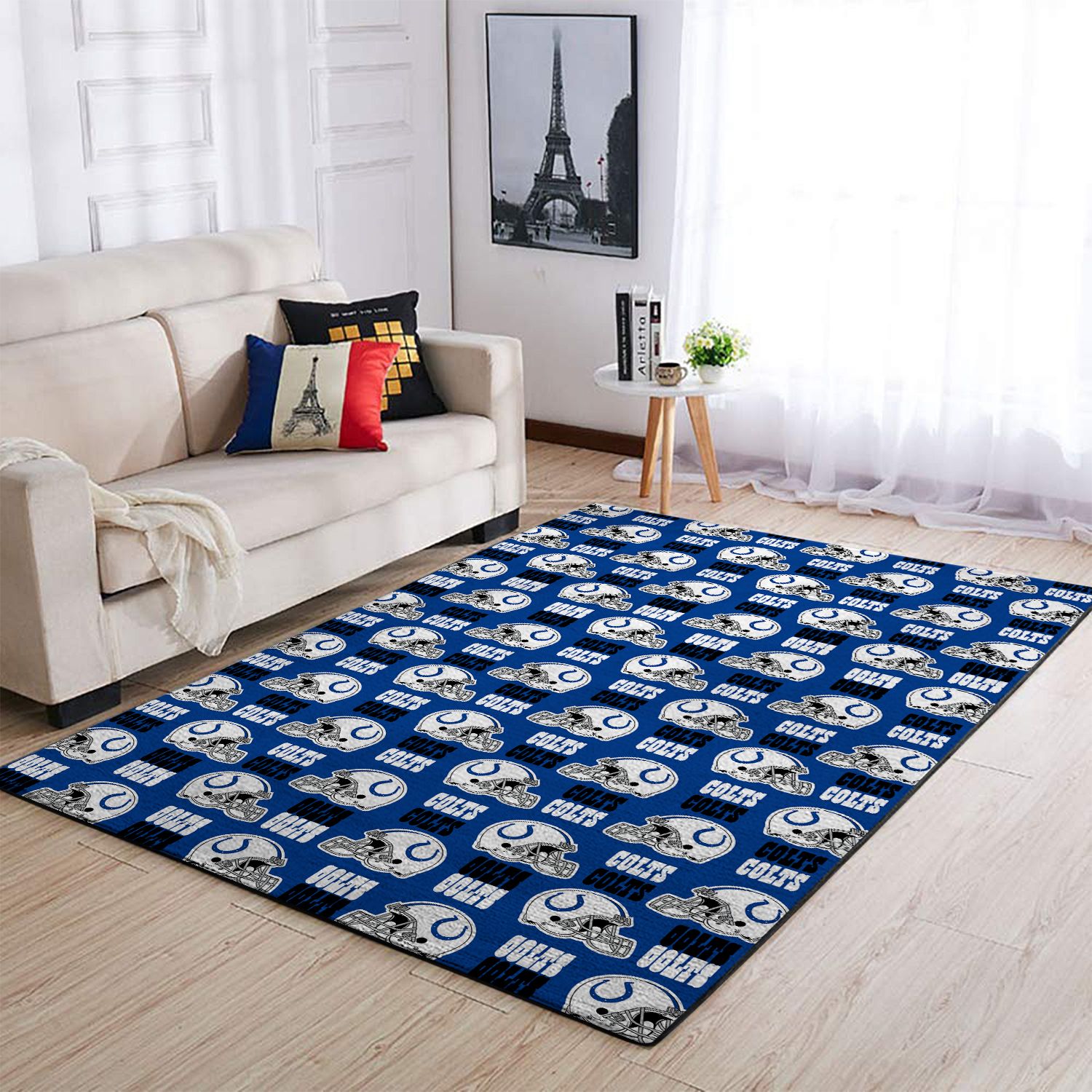 Indianapolis Colts Edition Carpet & Area Rug Living Room Rug Home Decor V510