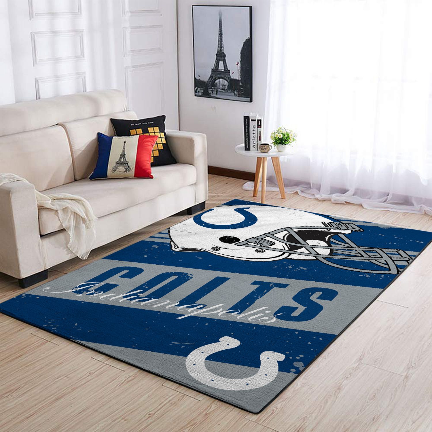 Indianapolis Colts Edition Carpet & Area Rug Living Room Rug Home Decor V3412