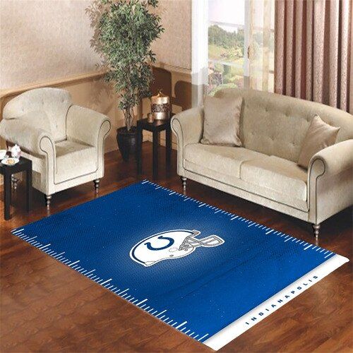 Indianapolis Colts Helm Living Room Carpet Rugs Area Rug Living Room Rug Home Decor