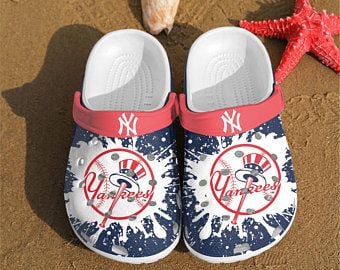 New York Yankees Crocband Clog Clog Comfortable For Mens And Womens Classic Clog Water Shoes New York Yankees Crocs