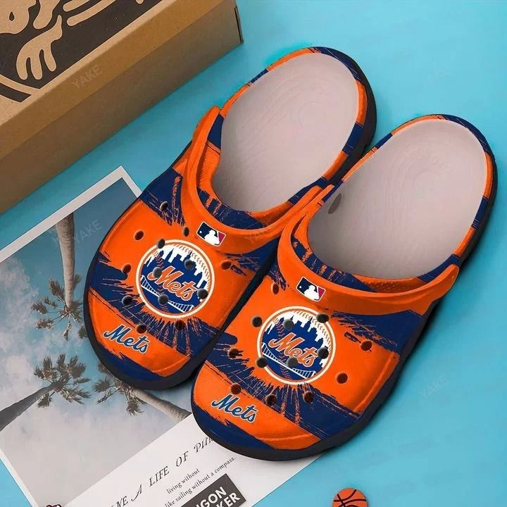 New York Mets Crocs Crocband Clog Comfortable For Mens Womens Classic Clog Water Shoes Clog Saleoff 190920