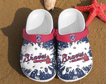 Atlanta Braves Crocband Clog Clog Comfortable For Mens And Womens Classic Clog Water Shoes Atlanta Braves Crocs