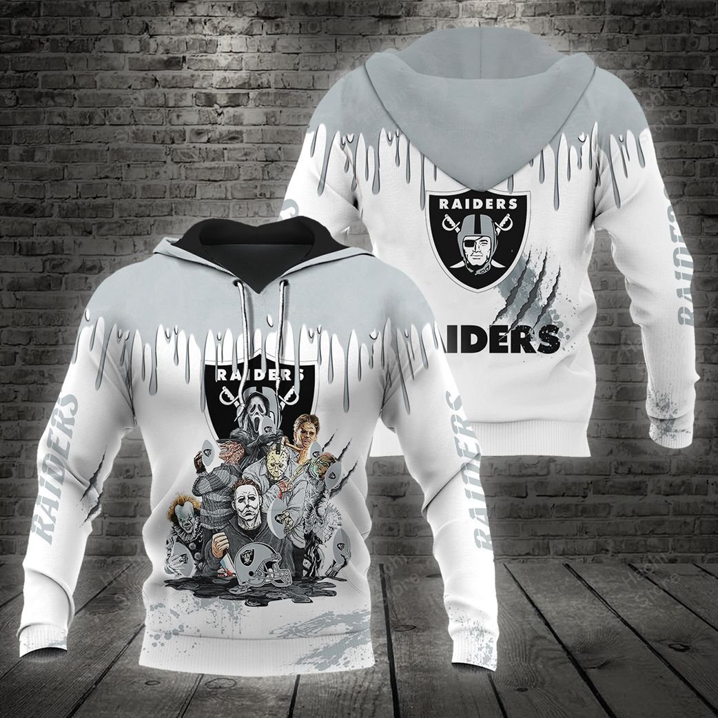 Football Hoodie – Horror Movie Characters L.Raiders