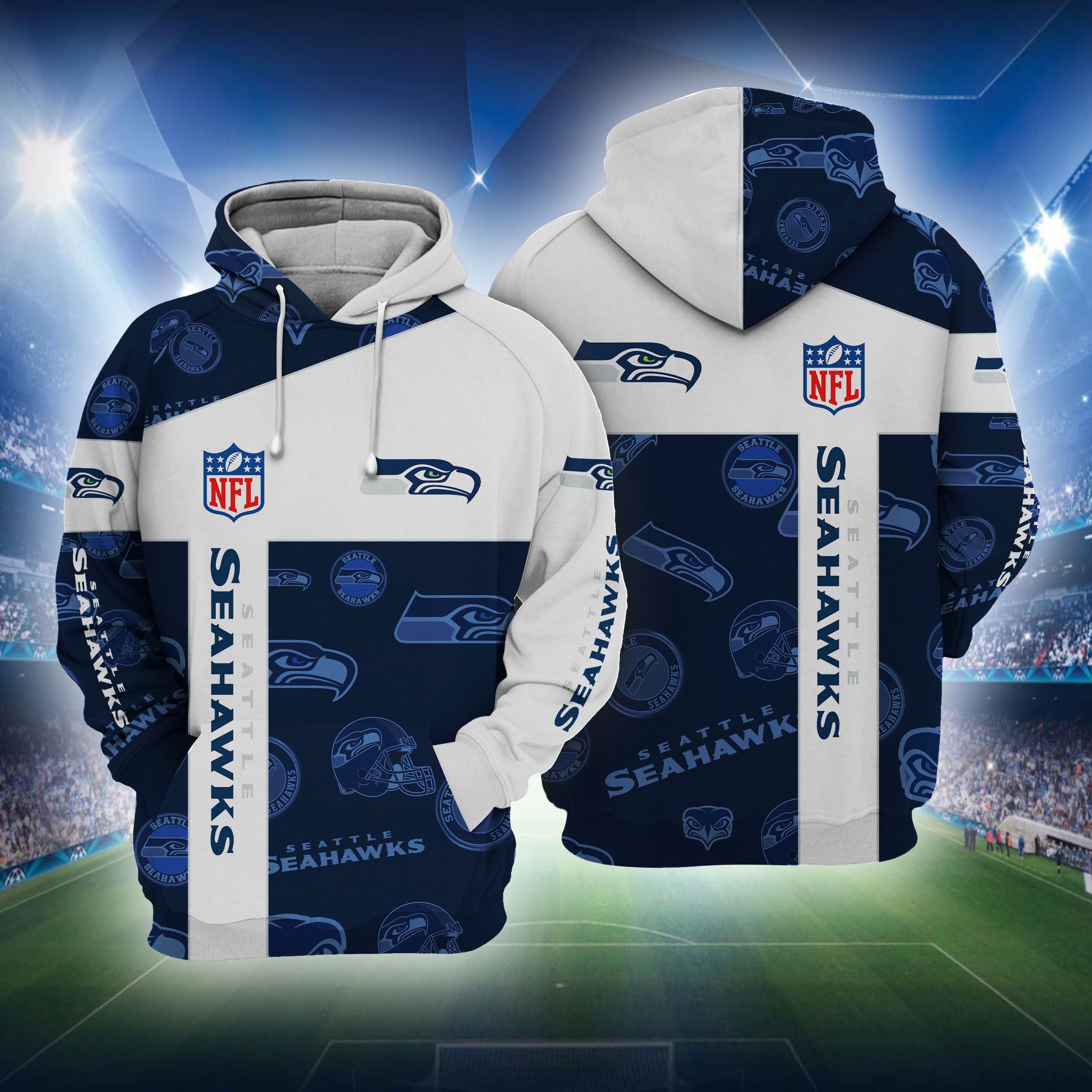 National Football Hoodie – Football For S. Seahawks Fan Hoodie 3D For Men For Women