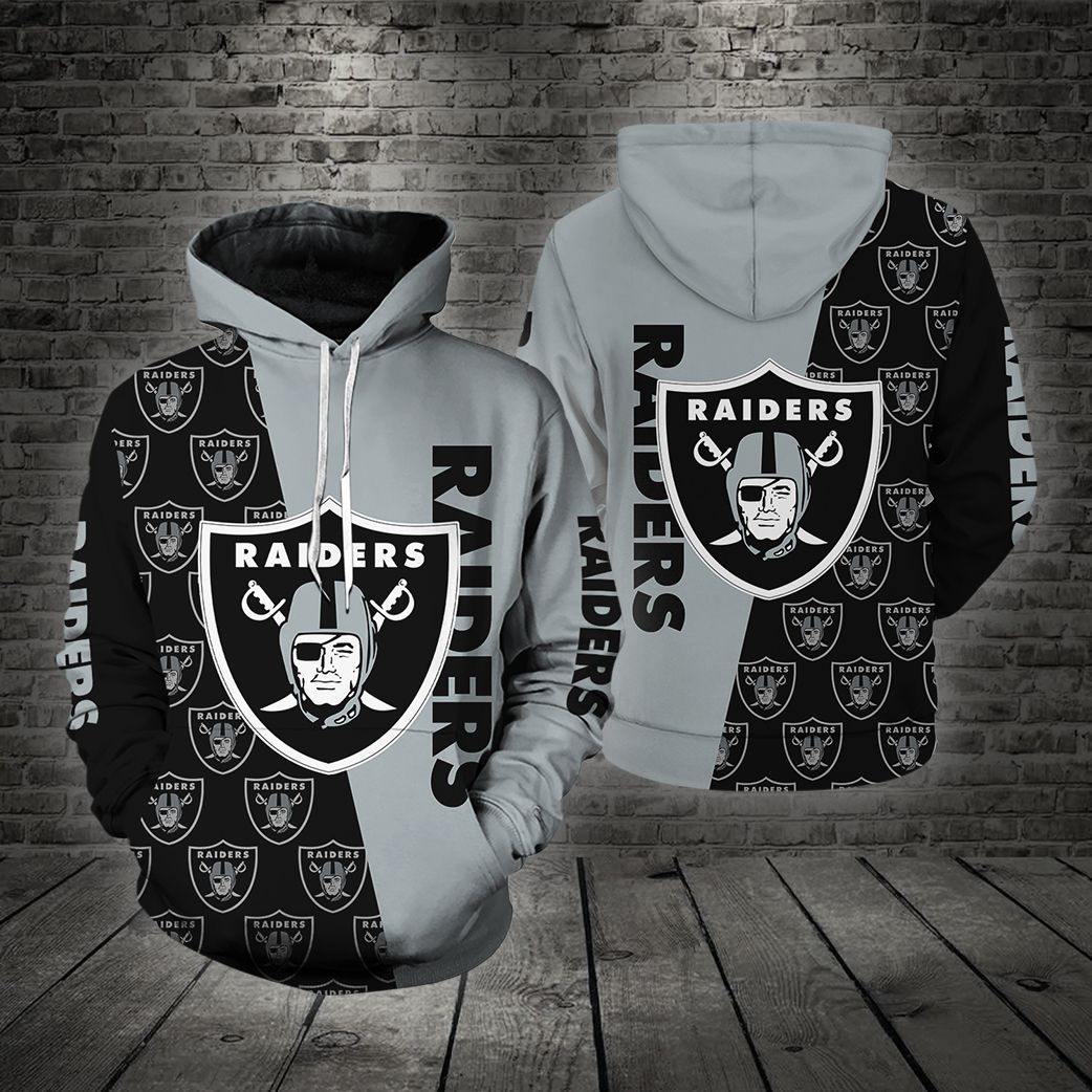 Football Hoodie – L.Raiders Logo Design Hoodies For Men & Women