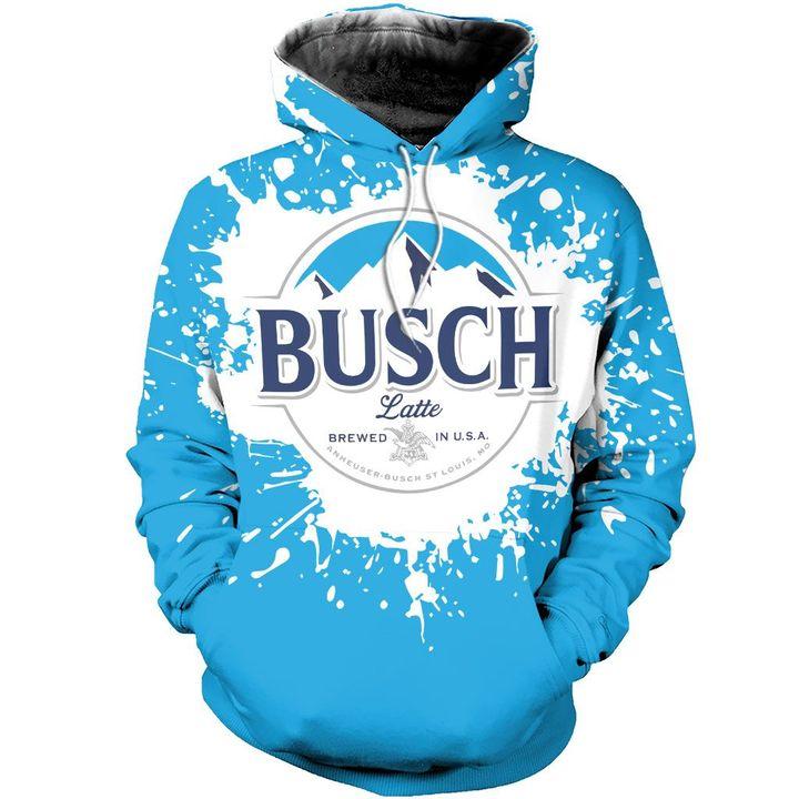 Busch Latte Funny Hoodies 3D – Busch Latte Drink Christmas Gifts For Men