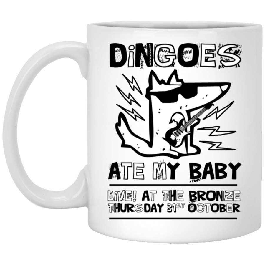 Dingoes Ate My Baby Buffy The Vampire Slayer Band White Mug