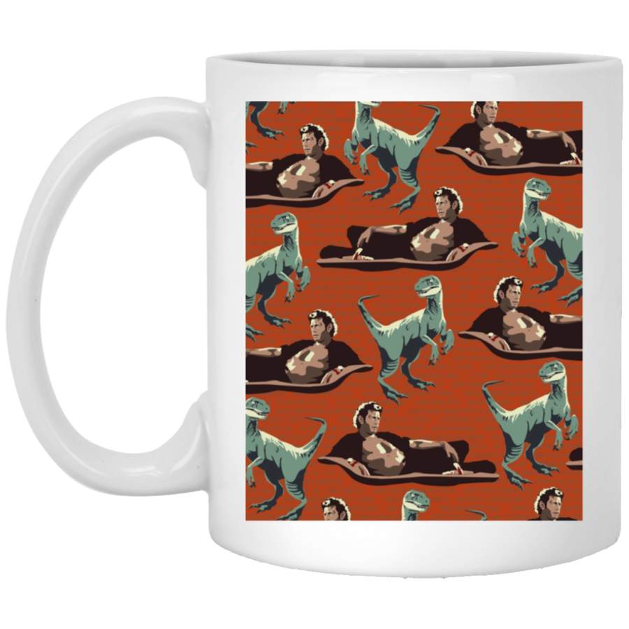 Jurassic Geniuses Graphic White Mug